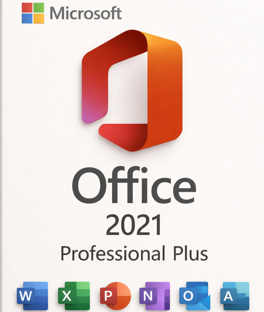 Microsoft Office 2021 Professional Plus Retail – Online Activation - Lifetime